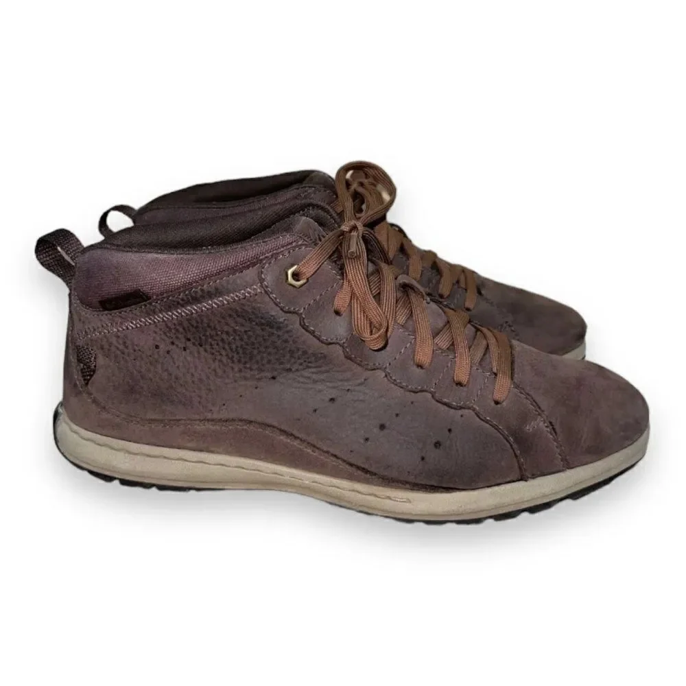 Columbia Three Passes Brown Leather Chukka Boots‎ YM5290-248 Men's 9.5
